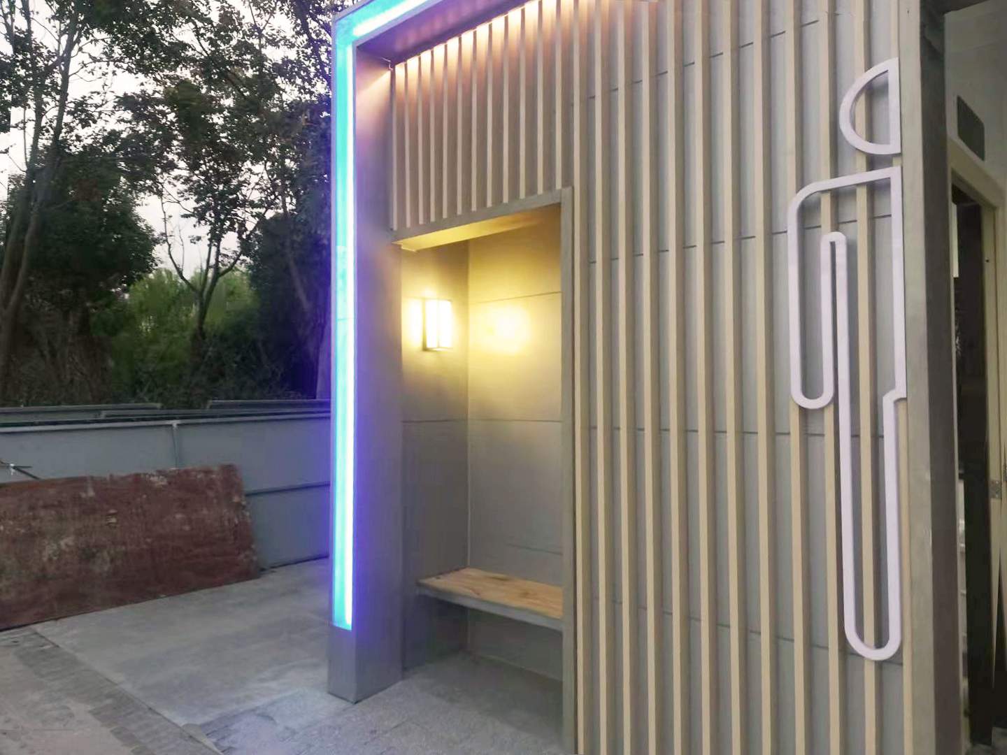 景區公共廁所街道水沖式移動廁所